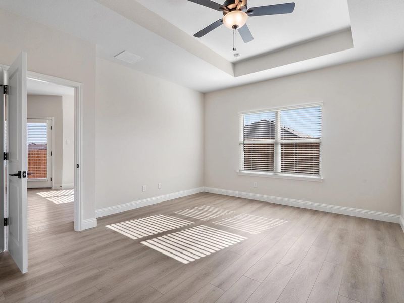 Representative unfurnished interior of a home built from the The Holly F by Davidson Homes LLC in Morgan Meadows, San Antonio (Image 24). Representative unfurnished interior of a home built from the The Holly F by Davidson Homes LLC in Morgan Meadows, San Antonio (Image 24).
