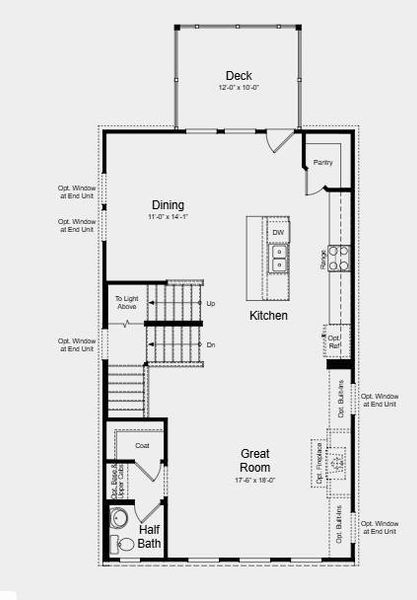 2D floor plan layout of this home in Auburn Glen, Dacula, GA (Image 3).