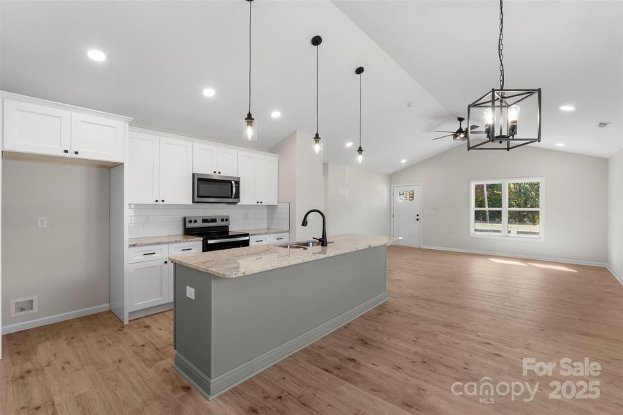 Furnished interior view inside a new home in , China Grove (Image 3).
