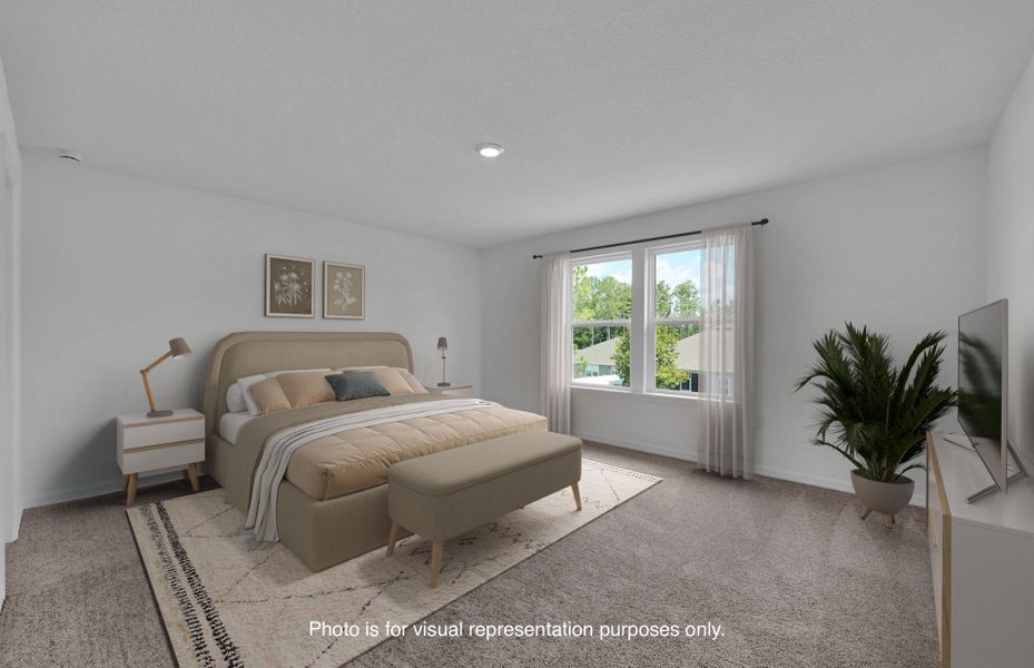 Furnished interior view inside a new home in Hyland Trail, Green Cove Springs (Image 6).