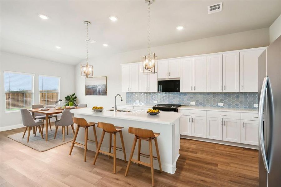 Furnished interior view inside a new home in Lakehaven - Premier Series, Farmersville (Image 8).