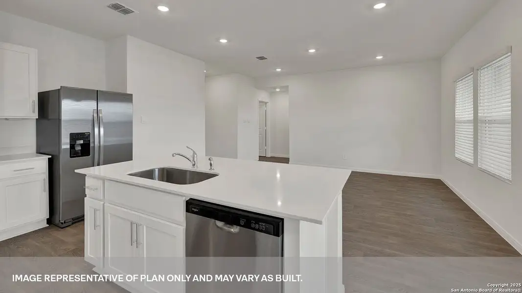 Furnished interior view inside a new home in Trace, San Marcos (Image 11).