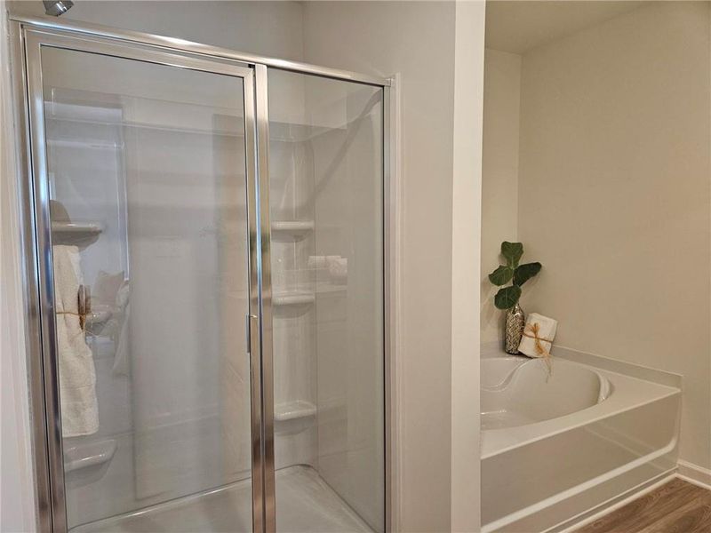 Close-up of interior finishes inside a home in , Conyers (Image 18).