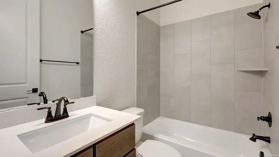 Furnished interior view inside a new home in Ladera, San Antonio (Image 15).