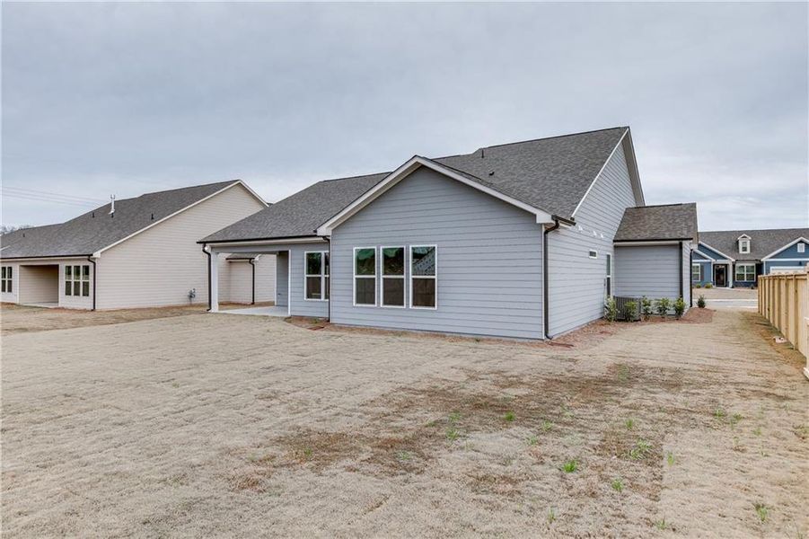 Front exterior of a new home in , Jefferson, GA, highlighting curb appeal (Image 34).