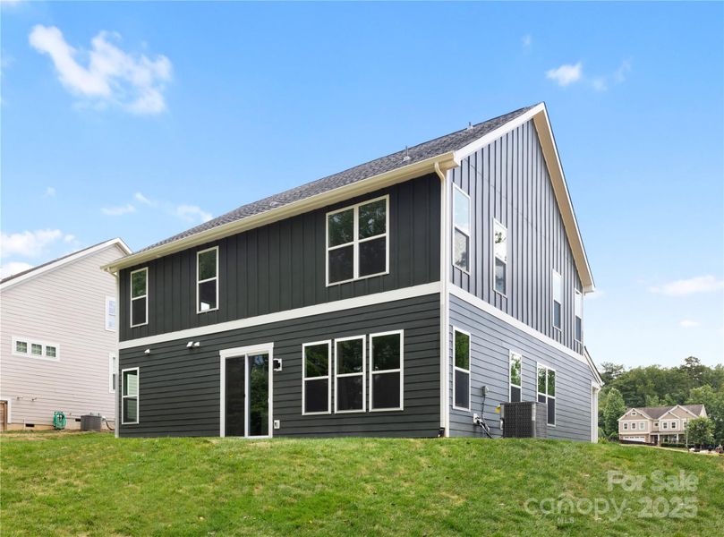 Exterior details and patio area of a home in , Hickory (Image 4).
