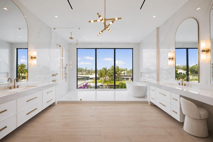 owners bathroom water view owners bathroom water view