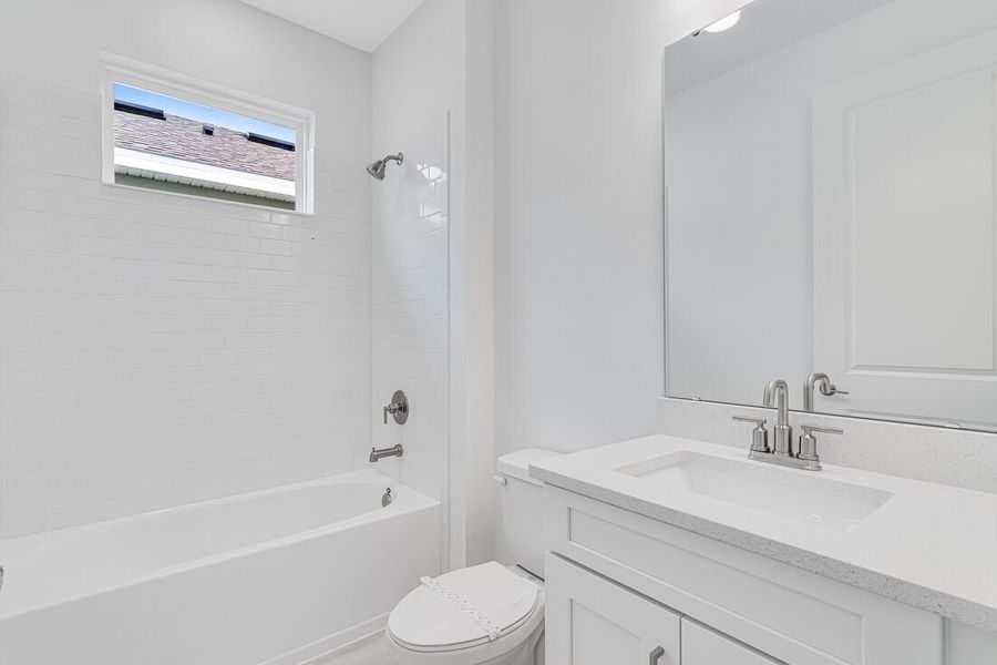 Representative furnished interior of a home built from the Azzurro by Taylor Morrison in Esplanade at Center Lake Ranch, St. Cloud (Image 10).