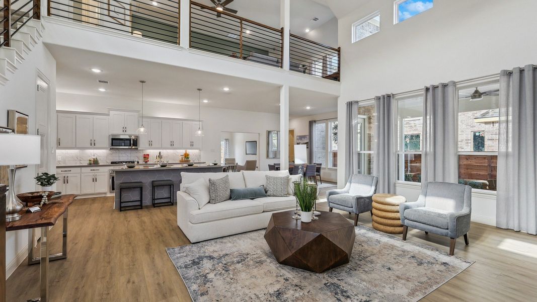 Furnished interior view inside a new home in Solterra Texas, Mesquite (Image 6).