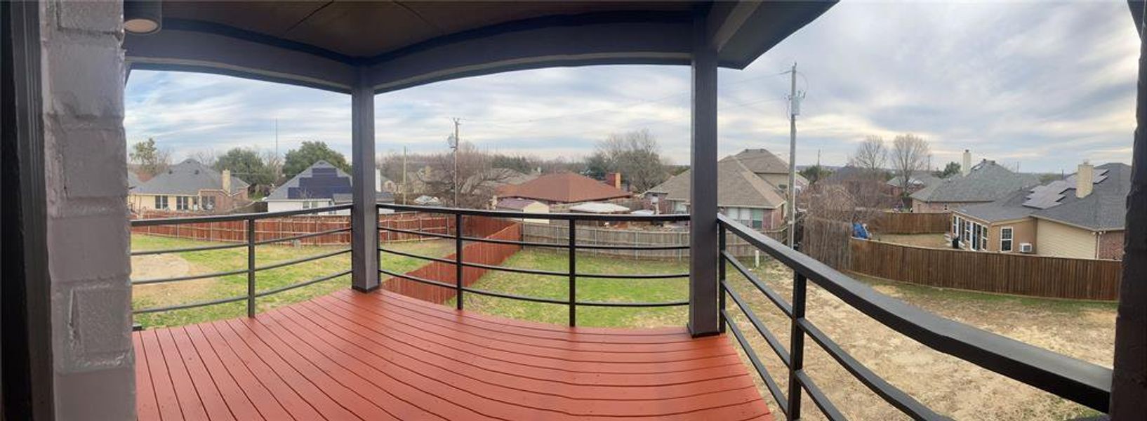 View of deck