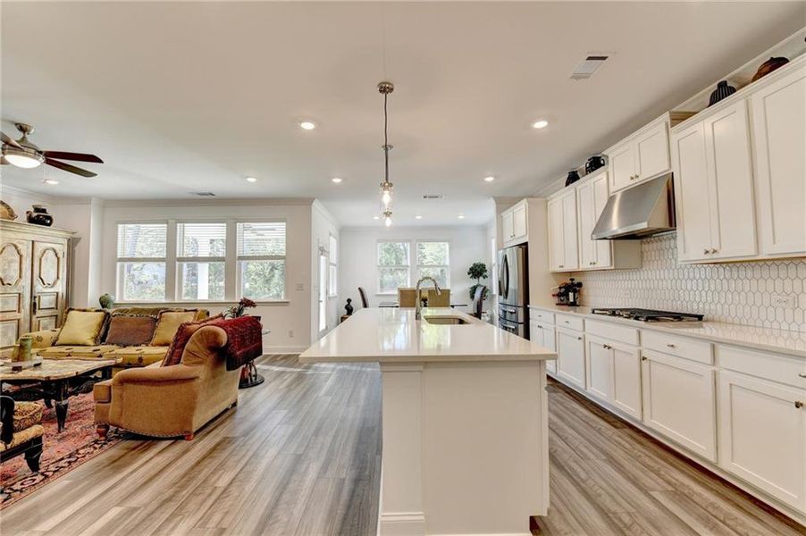 Furnished interior view inside a new home in Bailey Fence, Dacula (Image 38).