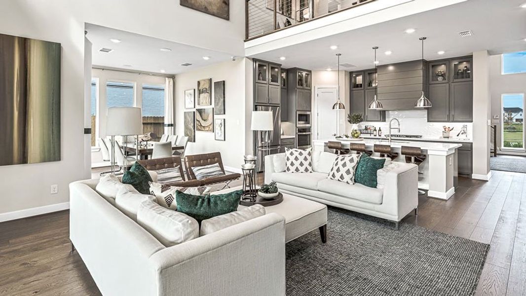 Representative furnished interior of a home built from the Regatta by Taylor Morrison in Avalon at Cypress 60s, Cypress (Image 15). Representative furnished interior of a home built from the Regatta by Taylor Morrison in Avalon at Cypress 60s, Cypress (Image 15).