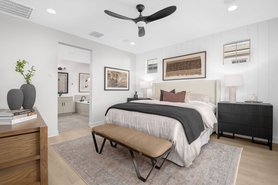 Representative furnished interior of a home built from the Compass by Taylor Morrison in Combs Ranch Journey Collection, San Tan Valley (Image 7).