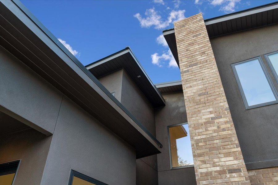Front exterior of a new home in , Austin, TX, highlighting curb appeal (Image 23). Front exterior of a new home in , Austin, TX, highlighting curb appeal (Image 23).