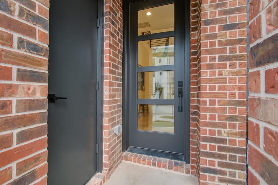 Amazon delivery closet right next to your front door to keep your packages out of sight