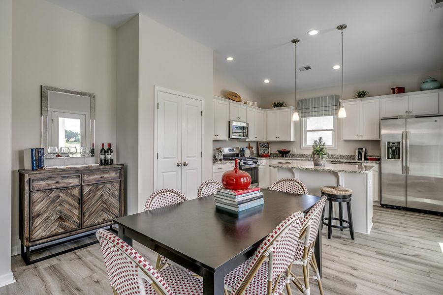 Furnished interior view inside a new home in Fairway Woods at Wyboo, Manning (Image 7).