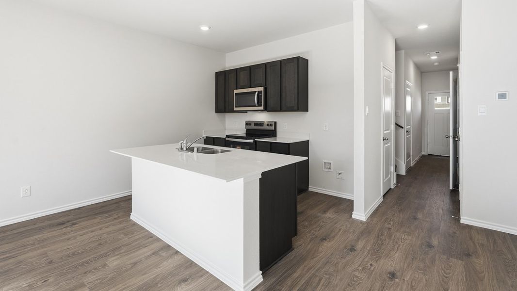 Furnished interior view inside a new home in Arbor Trails South, Princeton (Image 3). Furnished interior view inside a new home in Arbor Trails South, Princeton (Image 3).