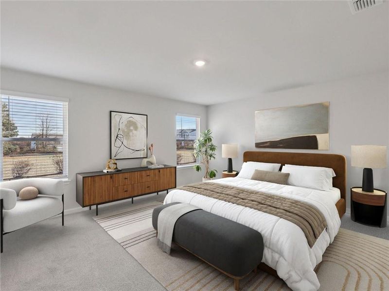 Furnished interior view inside a new home in , Lawrenceville (Image 4).