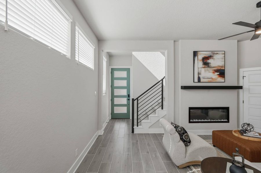 Furnished interior view inside a new home in Prominence – Now Selling, San Antonio (Image 4).