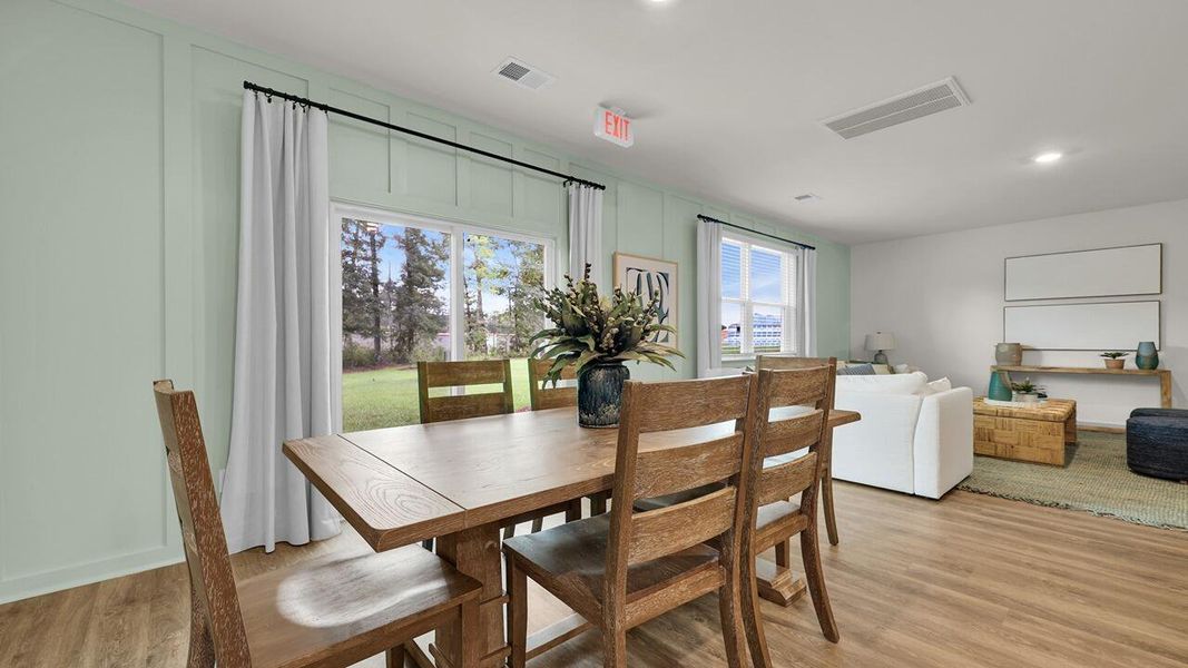 Furnished interior view inside a new home in , Summerville (Image 7).