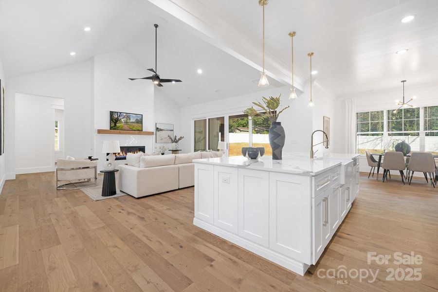 Furnished interior view inside a new home in , Belmont (Image 8). Furnished interior view inside a new home in , Belmont (Image 8).