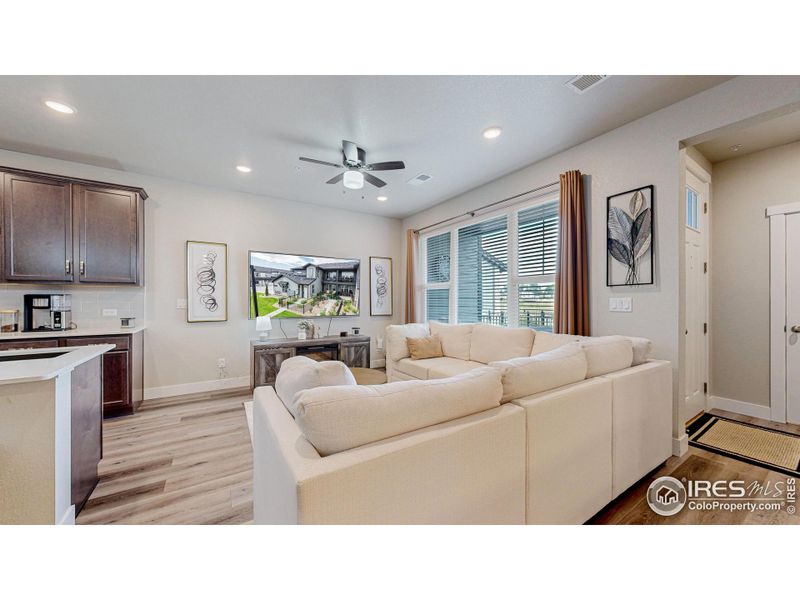 Furnished interior view inside a new home in Wilder at Timnath Ranch, Timnath (Image 4).