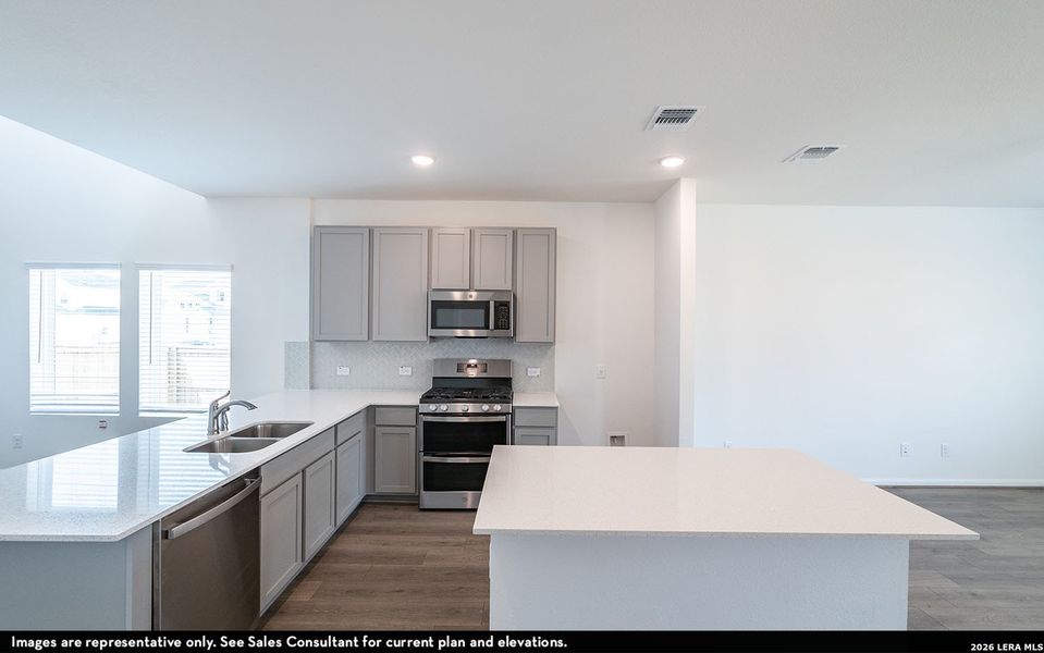 Furnished interior view inside a new home in Swenson Heights, Seguin (Image 2). Furnished interior view inside a new home in Swenson Heights, Seguin (Image 2).