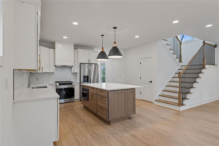 Furnished interior view inside a new home in , Morganton (Image 9).