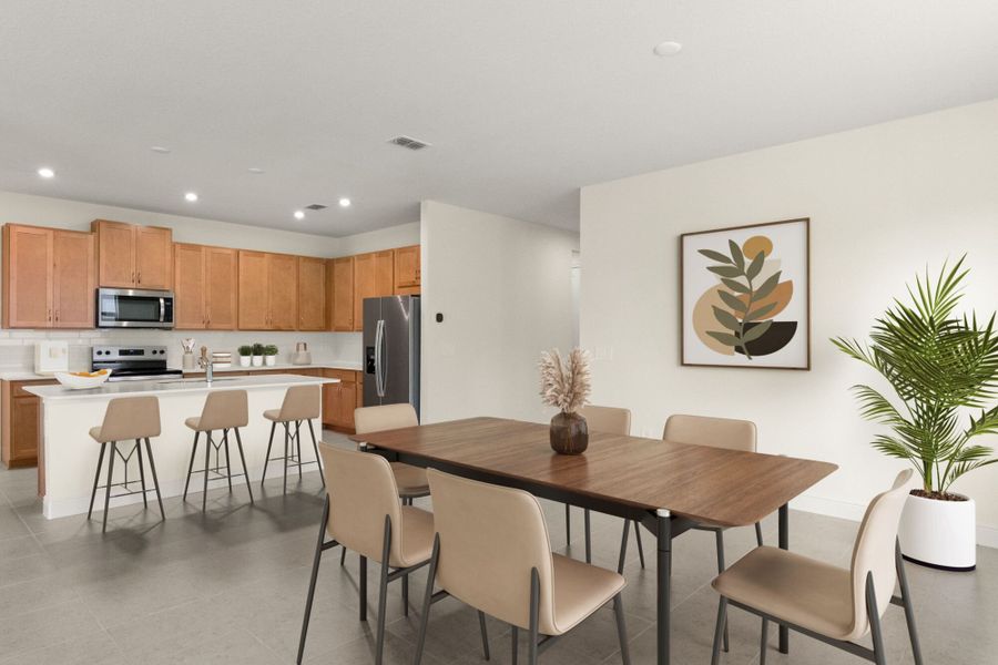 Furnished interior view inside a new home in Windwater, Parrish (Image 6).