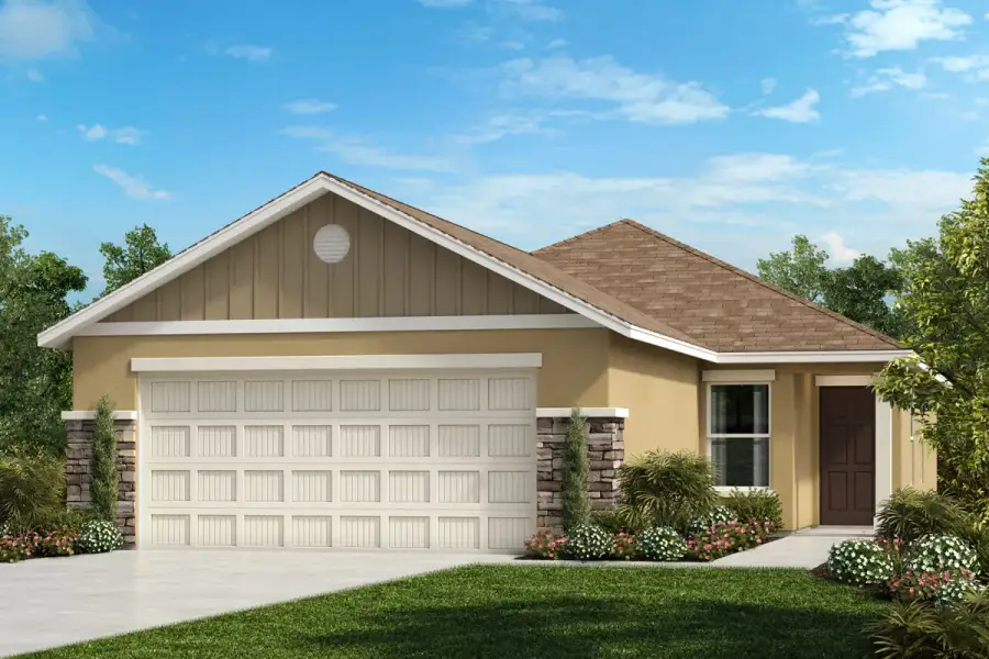 Exterior G with optional stone Exterior G with optional stone