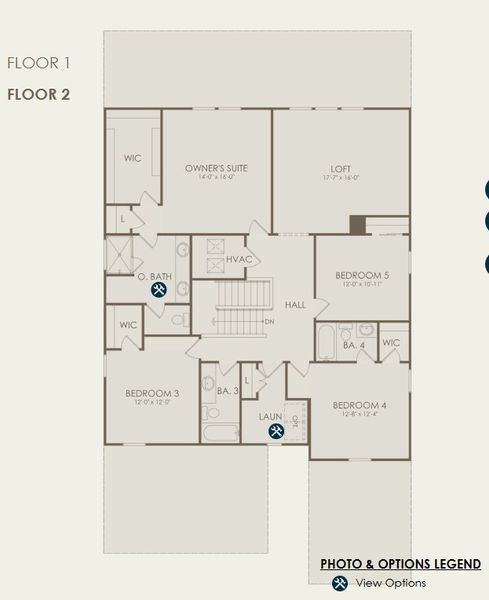 2D floor plan layout for the Serena by Pulte Homes in Riversong, Parrish, FL (Image 5). 2D floor plan layout for the Serena by Pulte Homes in Riversong, Parrish, FL (Image 5).