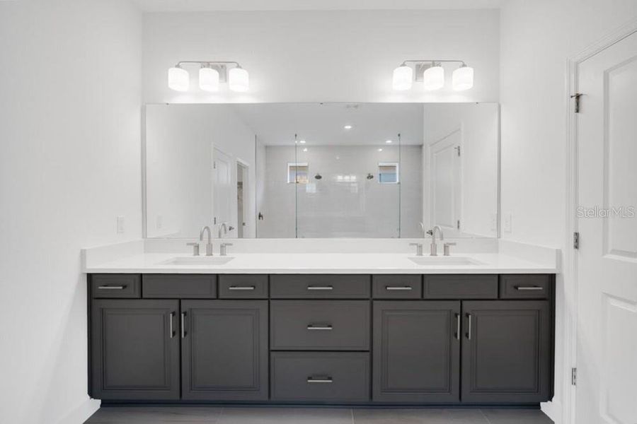 Furnished interior view inside a new home in Harvest at Ovation, Winter Garden (Image 4).