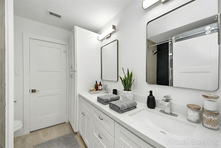 Furnished interior view inside a new home in , Houston (Image 12). Furnished interior view inside a new home in , Houston (Image 12).