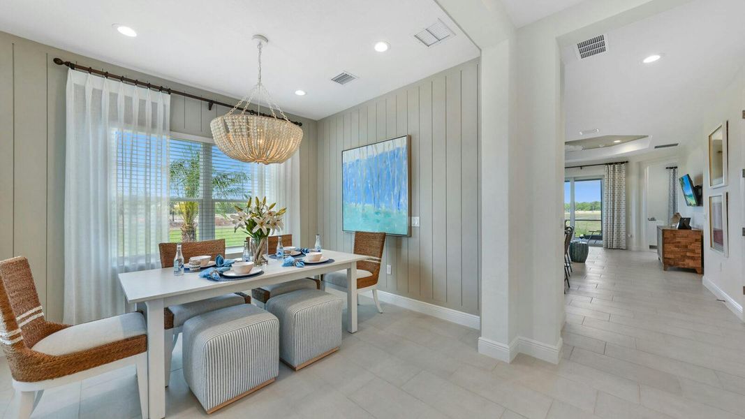 Furnished interior view inside a new home in Wildleaf Real Estate and Homes for Sale in Parrish, FL - Neal Communities, Parrish (Image 16). Furnished interior view inside a new home in Wildleaf Real Estate and Homes for Sale in Parrish, FL - Neal Communities, Parrish (Image 16).