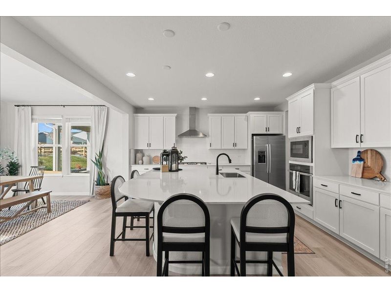 Furnished interior view inside a new home in Prairie Song, Windsor (Image 16).
