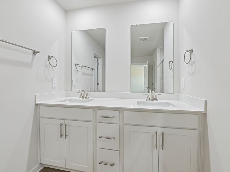 Furnished interior view inside a new home in Marshburn Landing - Classic Series, Wendell (Image 6).