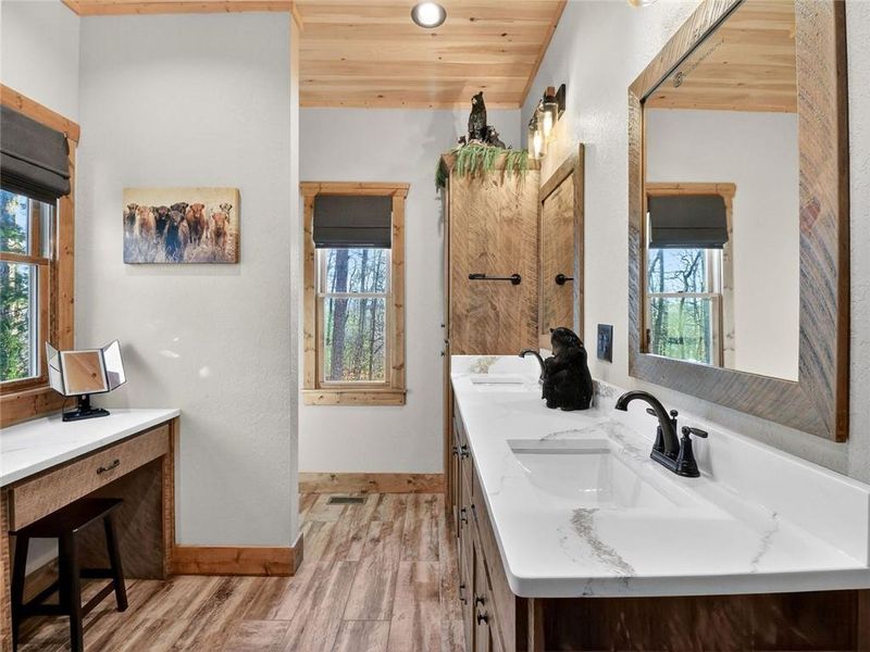 Furnished interior view inside a new home in , Ellijay (Image 18). Furnished interior view inside a new home in , Ellijay (Image 18).