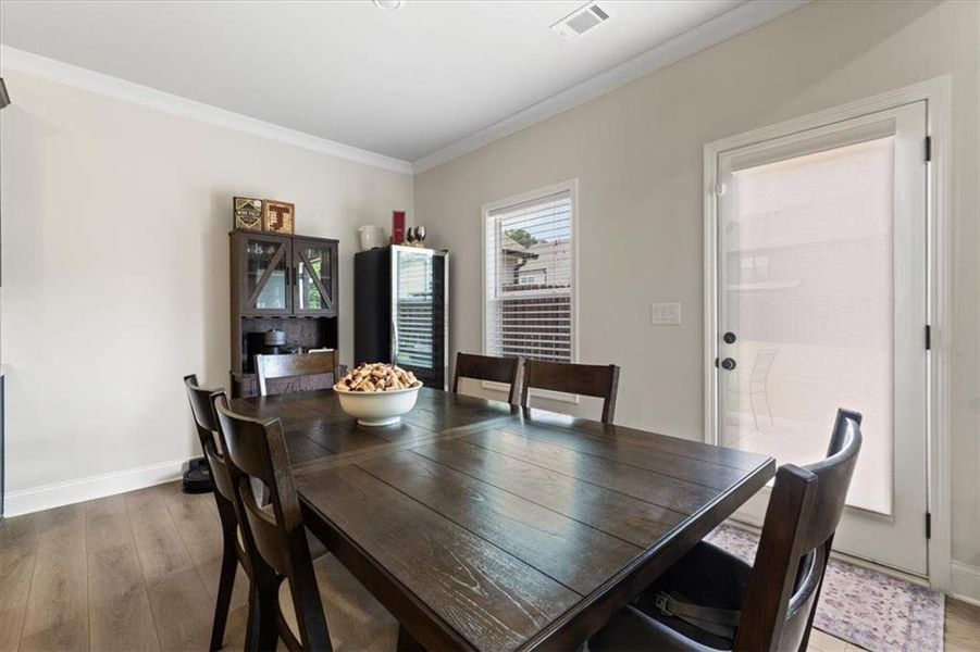 Furnished interior view inside a new home in Crofton Place Enclave, Snellville (Image 51).