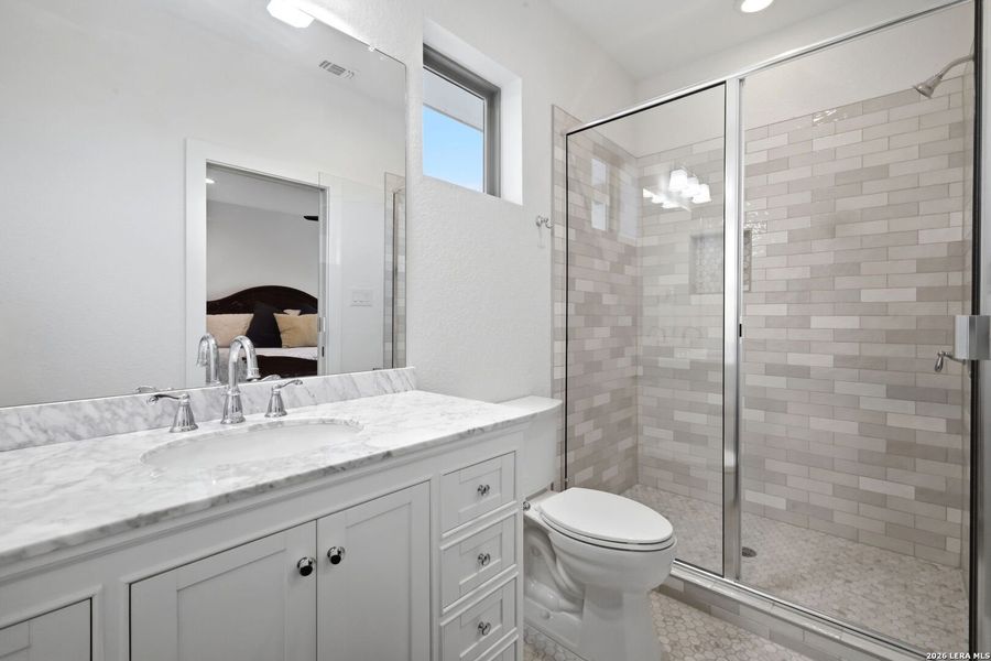 Furnished interior view inside a new home in , Boerne (Image 44).