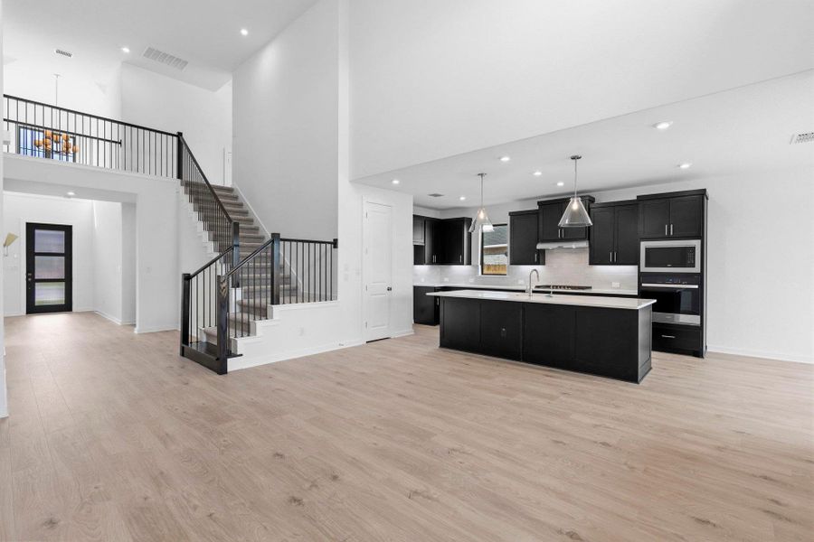 From Family Room to Open Concept Kitchen