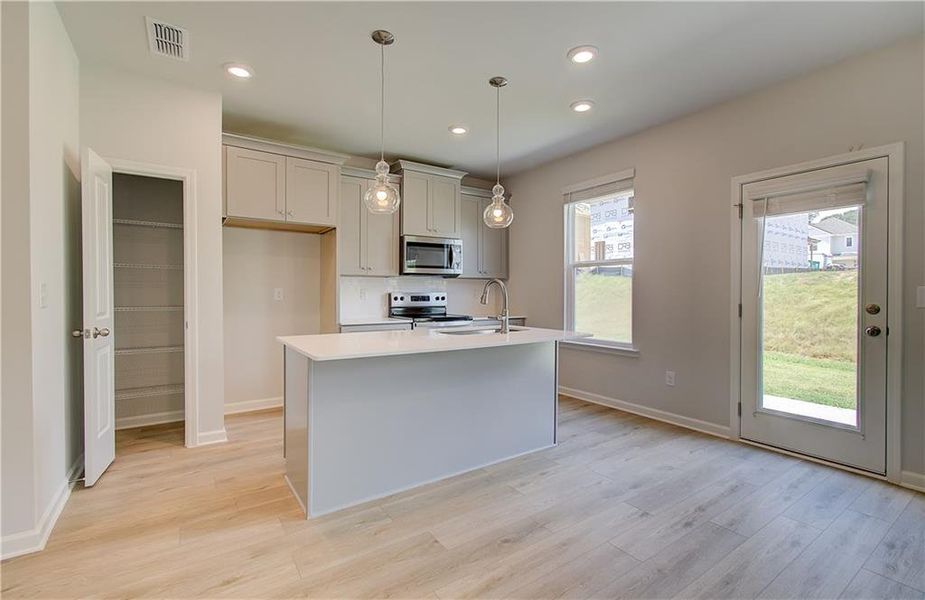 Furnished interior view inside a new home in Enclave at Evergreen, Fairburn (Image 10). Furnished interior view inside a new home in Enclave at Evergreen, Fairburn (Image 10).