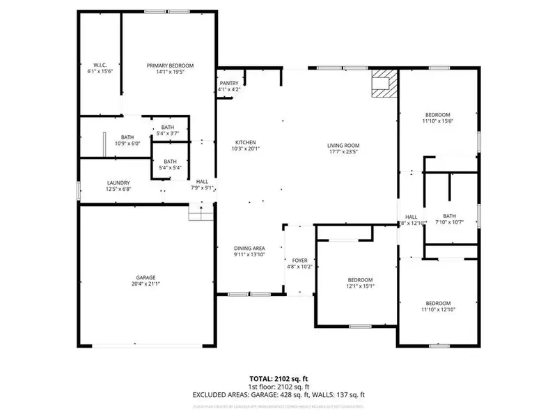 2D floor plan layout of this home in , Arlington, TX (Image 5).