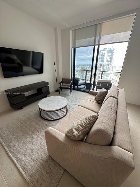 Furnished interior view inside a new home in , Miami (Image 4).