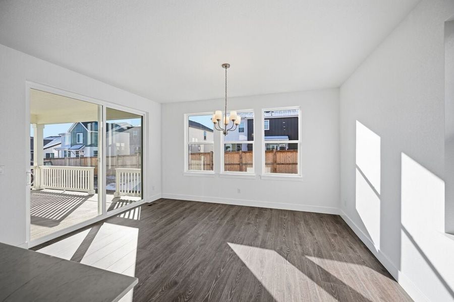 Spacious, unfurnished interior of a new home in Trailstone, Arvada (Image 23).