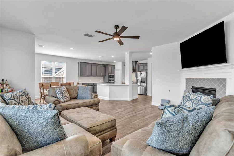 Furnished interior view inside a new home in , Forney (Image 24).