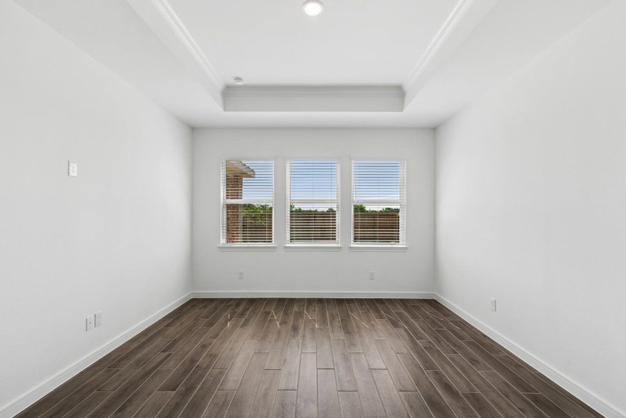 Secluded primary suite