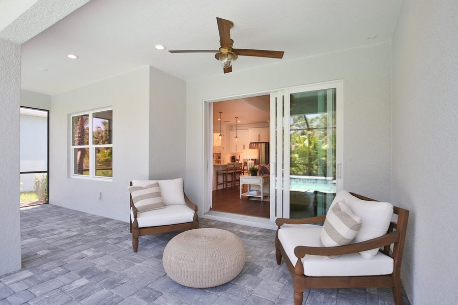 Representative furnished interior of a home built from the Lighthouse by Neal Communities in Boca Royale Golf & Country Club at Wellen Park, Englewood (Image 33).