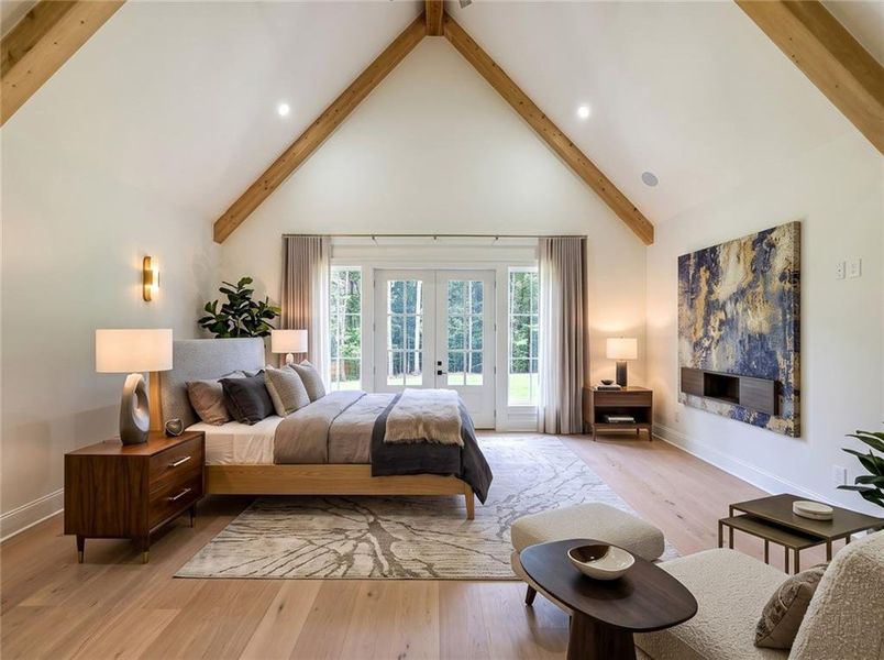 Furnished interior view inside a new home in , Winder (Image 16).