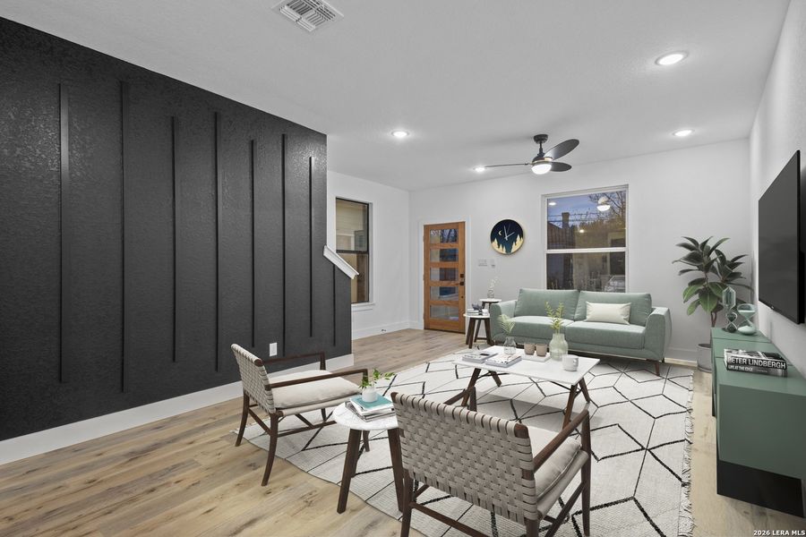 Furnished interior view inside a new home in , San Antonio (Image 14).