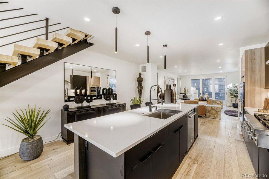 Furnished interior view inside a new home in , Denver (Image 14).